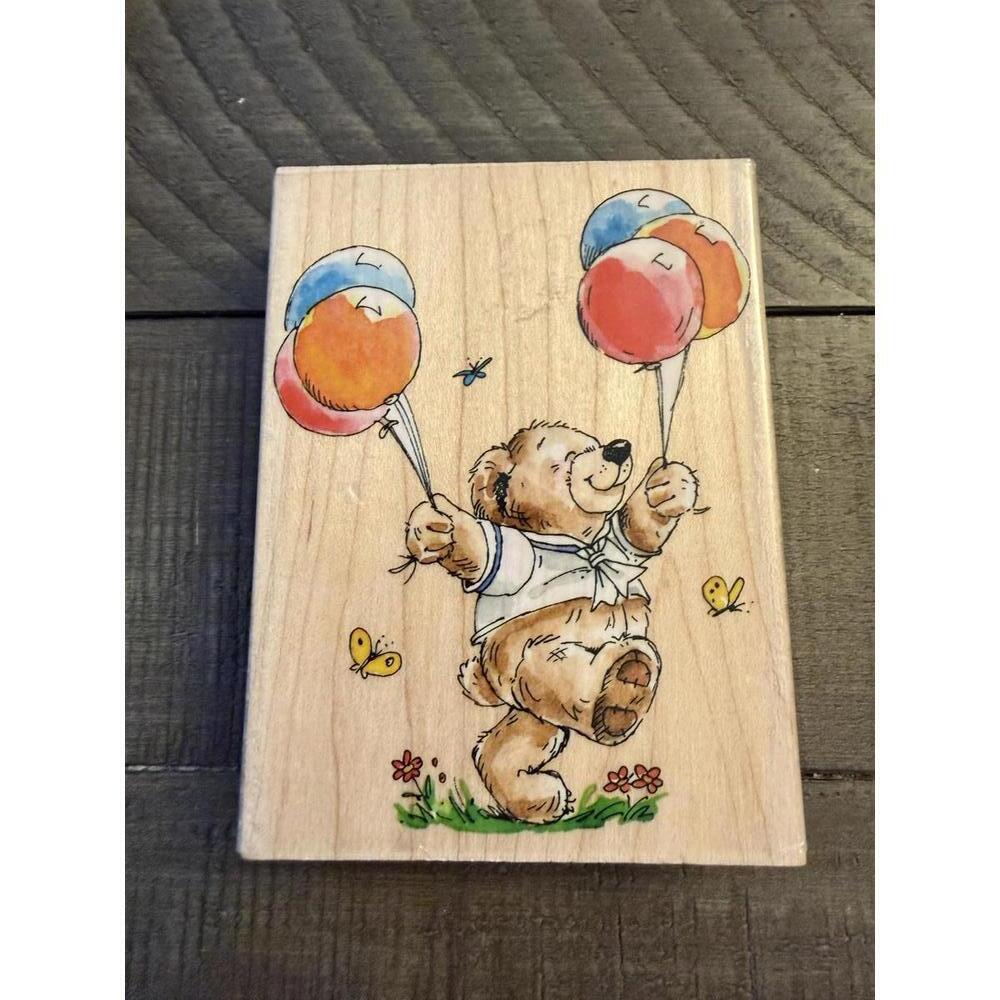 Penny Black Joie De Vivre 2010 wood block rubber stamp